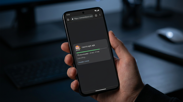 Main screen of 115 Slot Game apk page for PK players